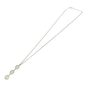 TIFFANY Co Silver Triple Circle Necklace